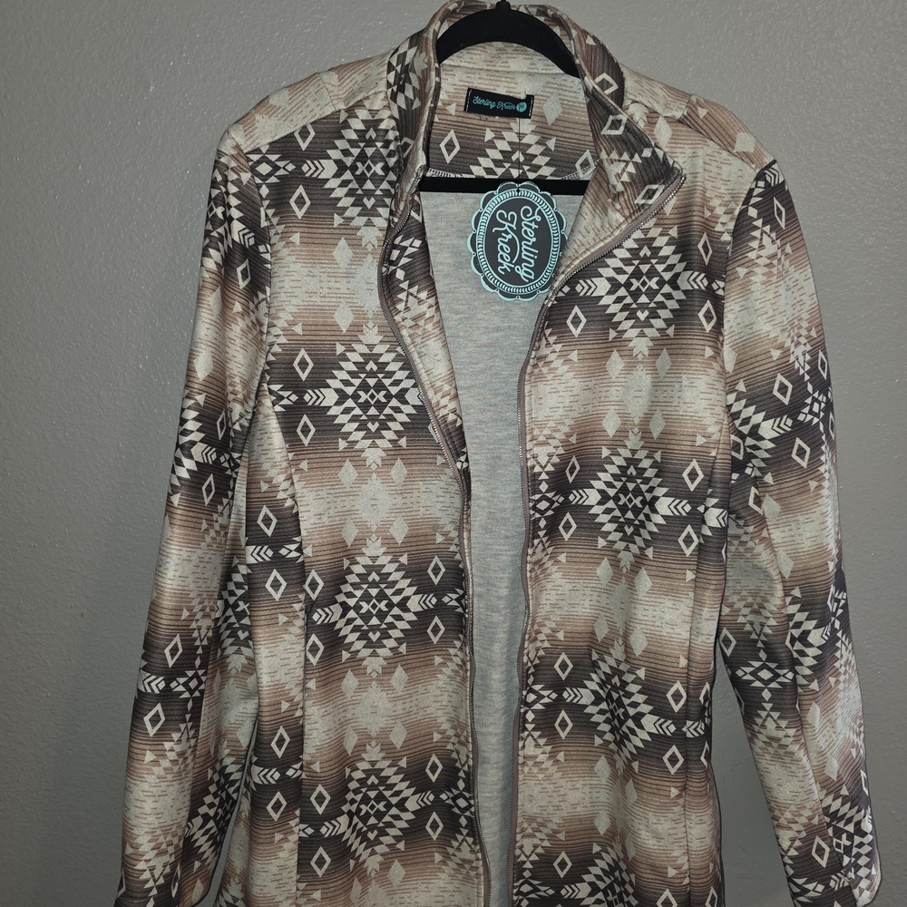 STERLING KREEK Southwest Print Women's Jacket NWT